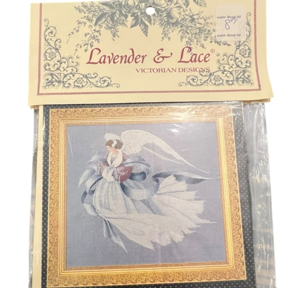 Lavender & Lace Victorian Designs ANGEL OF‎ WINTER Counted Cross Stitch Pattern